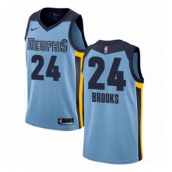 Youth Nike Memphis Grizzlies 24 Dillon Brooks Authentic Light Blue NBA Jersey Statement Edition 