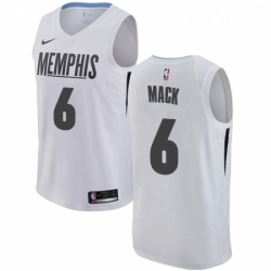 Youth Nike Memphis Grizzlies 6 Shelvin Mack Swingman White NBA Jersey City Edition 