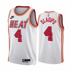 Men Miami Heat 4 Andre Drummond White Classic Edition Stitched Basketball Jersey