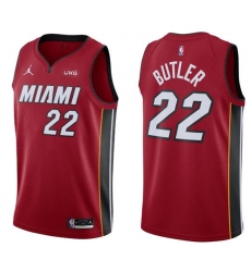 Men Miami Heat Jimmy Butler Jordan Brand Statement Red Swingman Jersey