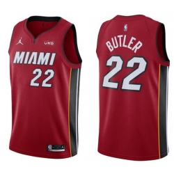 Men Miami Heat Jimmy Butler Jordan Brand Statement Red Swingman Jersey
