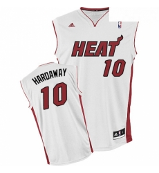 Mens Adidas Miami Heat 10 Tim Hardaway Swingman White Home NBA Jersey