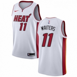 Mens Nike Miami Heat 11 Dion Waiters Authentic NBA Jersey Association Edition