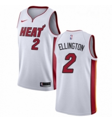 Mens Nike Miami Heat 2 Wayne Ellington Authentic NBA Jersey Association Edition