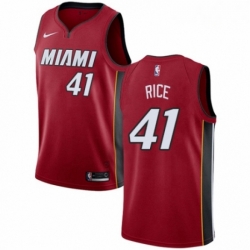 Mens Nike Miami Heat 41 Glen Rice Authentic Red NBA Jersey Statement Edition