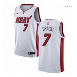 Mens Nike Miami Heat 7 Goran Dragic Swingman NBA Jersey Association Edition
