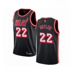 Womens Miami Heat 22 Jimmy Butler Authentic Black Fashion Hardwood Classics Basketball Jersey 