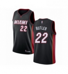 Womens Miami Heat 22 Jimmy Butler Swingman Black Basketball Jersey Icon Edition 