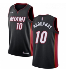 Womens Nike Miami Heat 10 Tim Hardaway Swingman Black Road NBA Jersey Icon Edition