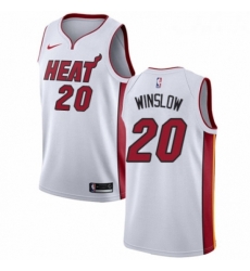 Womens Nike Miami Heat 20 Justise Winslow Authentic NBA Jersey Association Edition