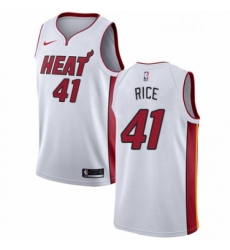 Womens Nike Miami Heat 41 Glen Rice Authentic NBA Jersey Association Edition