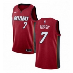Womens Nike Miami Heat 7 Goran Dragic Authentic Red NBA Jersey Statement Edition