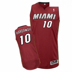 Youth Adidas Miami Heat 10 Tim Hardaway Authentic Red Alternate NBA Jersey