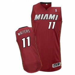 Youth Adidas Miami Heat 11 Dion Waiters Authentic Red Alternate NBA Jersey
