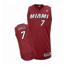Youth Adidas Miami Heat 7 Goran Dragic Authentic Red Alternate NBA Jersey