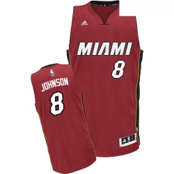 Youth Adidas Miami Heat 8 Tyler Johnson Swingman Red Alternate NBA Jersey 