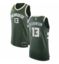 Youth Nike Milwaukee Bucks 13 Glenn Robinson Authentic Green Road NBA Jersey Icon Edition 