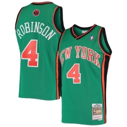 Men Nate Robinson New York Knicks Green Hardwood Classics Jersey