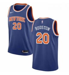 Mens Nike New York Knicks 20 Allan Houston Swingman Royal Blue NBA Jersey Icon Edition