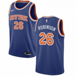 Mens Nike New York Knicks 26 Mitchell Robinson Swingman Royal Blue NBA Jersey Icon Edition 