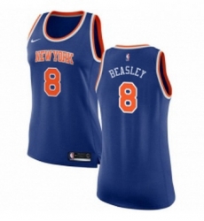 Womens Nike New York Knicks 8 Michael Beasley Authentic Royal Blue NBA Jersey Icon Edition 