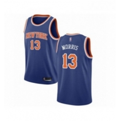 Youth New York Knicks 13 Marcus Morris Swingman Royal Blue Basketball Jersey Icon Edition 