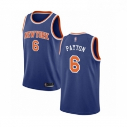 Youth New York Knicks 6 Elfrid Payton Swingman Royal Blue Basketball Jersey Icon Editi