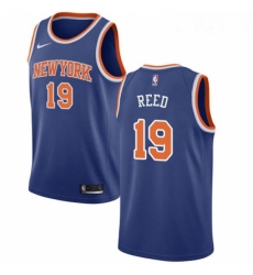Youth Nike New York Knicks 19 Willis Reed Swingman Royal Blue NBA Jersey Icon Edition
