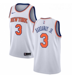 Youth Nike New York Knicks 3 Tim Hardaway Jr Swingman White NBA Jersey Association Edition 
