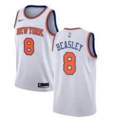 Youth Nike New York Knicks 8 Michael Beasley Authentic White NBA Jersey Association Edition 