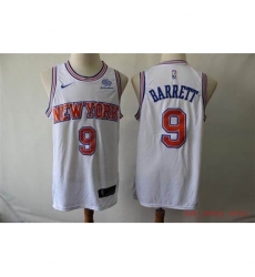 Youth Nike RJ Barrett White New York Knicks 2020 21 Swingman Player Jersey