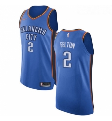 Womens Nike Oklahoma City Thunder 2 Raymond Felton Authentic Royal Blue Road NBA Jersey Icon Edition 