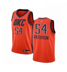 Womens Nike Oklahoma City Thunder 54 Patrick Patterson Orange Swingman Jersey Earned Edition 