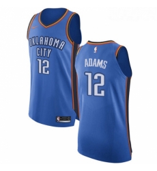 Youth Nike Oklahoma City Thunder 12 Steven Adams Authentic Royal Blue Road NBA Jersey Icon Edition