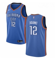 Youth Nike Oklahoma City Thunder 12 Steven Adams Swingman Royal Blue Road NBA Jersey Icon Edition