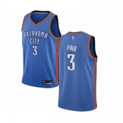 Youth Oklahoma City Thunder 3 Chris Paul Swingman Royal Blue Basketball Jersey Icon Edition 