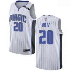 Magic  20 Markelle Fultz White Basketball Swingman Association Edition Jersey