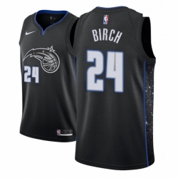 Men NBA 2018 19 Orlando Magic 24 Khem Birch City Edition Black Jersey 