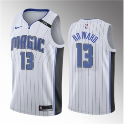 Men Orlando Magic 13 Jett Howard White 2023 Draft Association Edition Stitched Basketball Jersey
