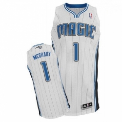 Mens Adidas Orlando Magic 1 Tracy Mcgrady Authentic White Home NBA Jersey