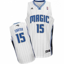 Mens Adidas Orlando Magic 15 Vince Carter Swingman White Home NBA Jersey