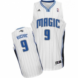 Mens Adidas Orlando Magic 9 Nikola Vucevic Swingman White Home NBA Jersey