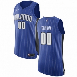 Mens Nike Orlando Magic 0 Aaron Gordon Authentic Royal Blue Road NBA Jersey Icon Edition
