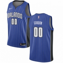Mens Nike Orlando Magic 0 Aaron Gordon Swingman Royal Blue Road NBA Jersey Icon Edition
