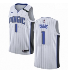 Mens Nike Orlando Magic 1 Jonathan Isaac Swingman NBA Jersey Association Edition