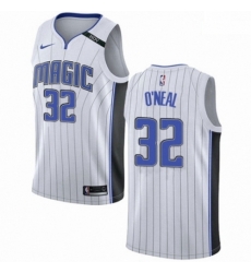 Mens Nike Orlando Magic 32 Shaquille ONeal Authentic NBA Jersey Association Edition