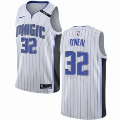 Mens Nike Orlando Magic 32 Shaquille ONeal Swingman NBA Jersey Association Edition