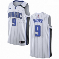 Mens Nike Orlando Magic 9 Nikola Vucevic Authentic NBA Jersey Association Edition