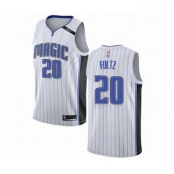 Mens Orlando Magic 20 Markelle Fultz Authentic White Basketball Jersey Association Edition 