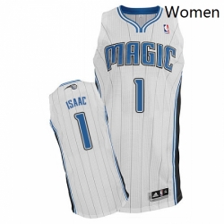 Womens Adidas Orlando Magic 1 Jonathan Isaac Authentic White Home NBA Jersey